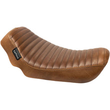 Le Pera Streaker Seat - Pleated - Brown - Dyna '06+ LK-351PTTDV_417627