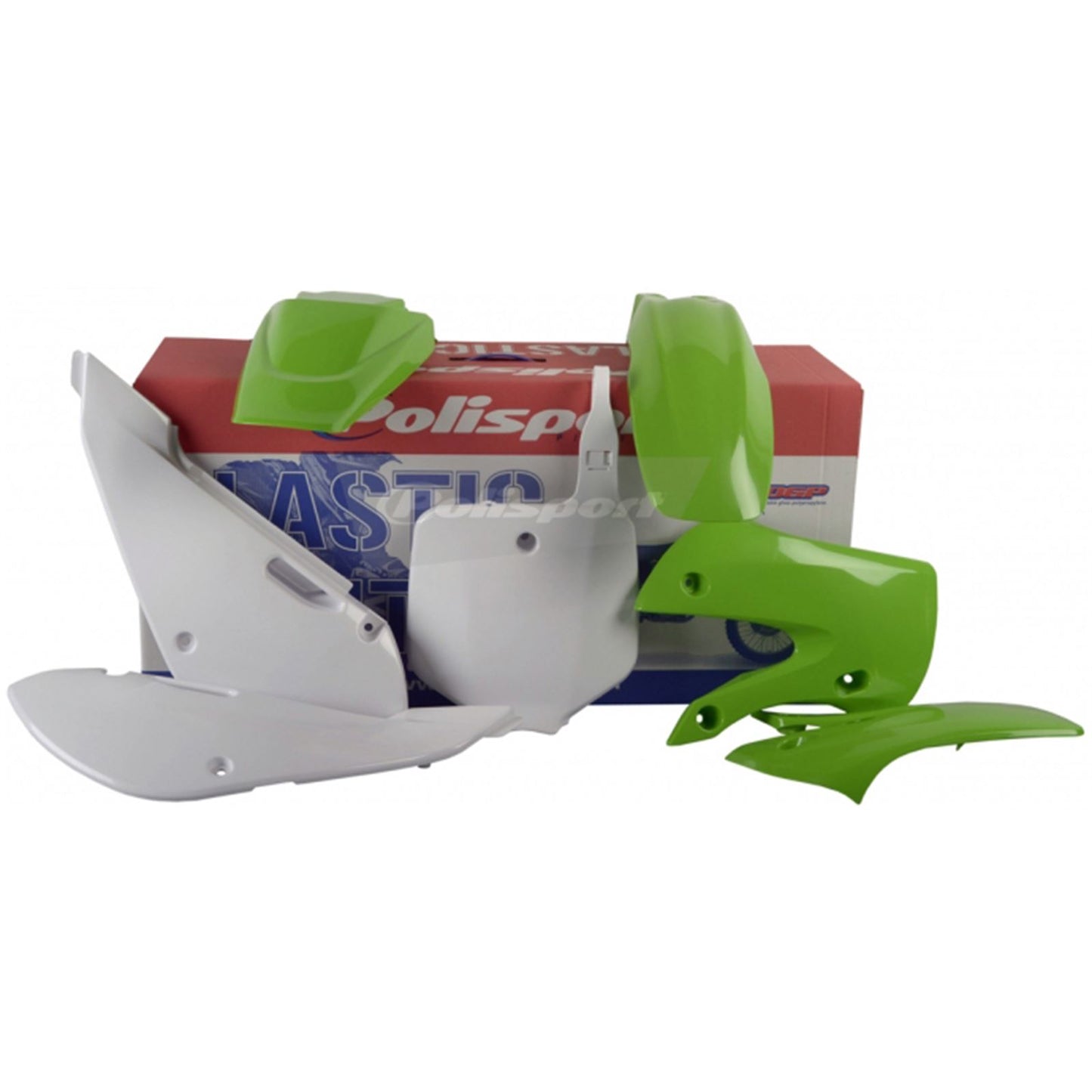 Polisport Plastic Body Kit Green/White 90162_280320