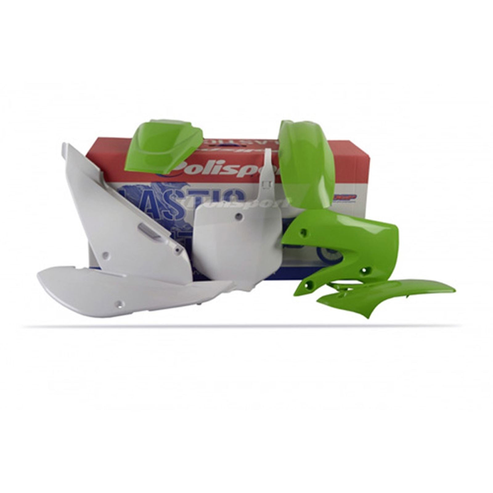Polisport Plastic Body Kit Green/White 90162_598696