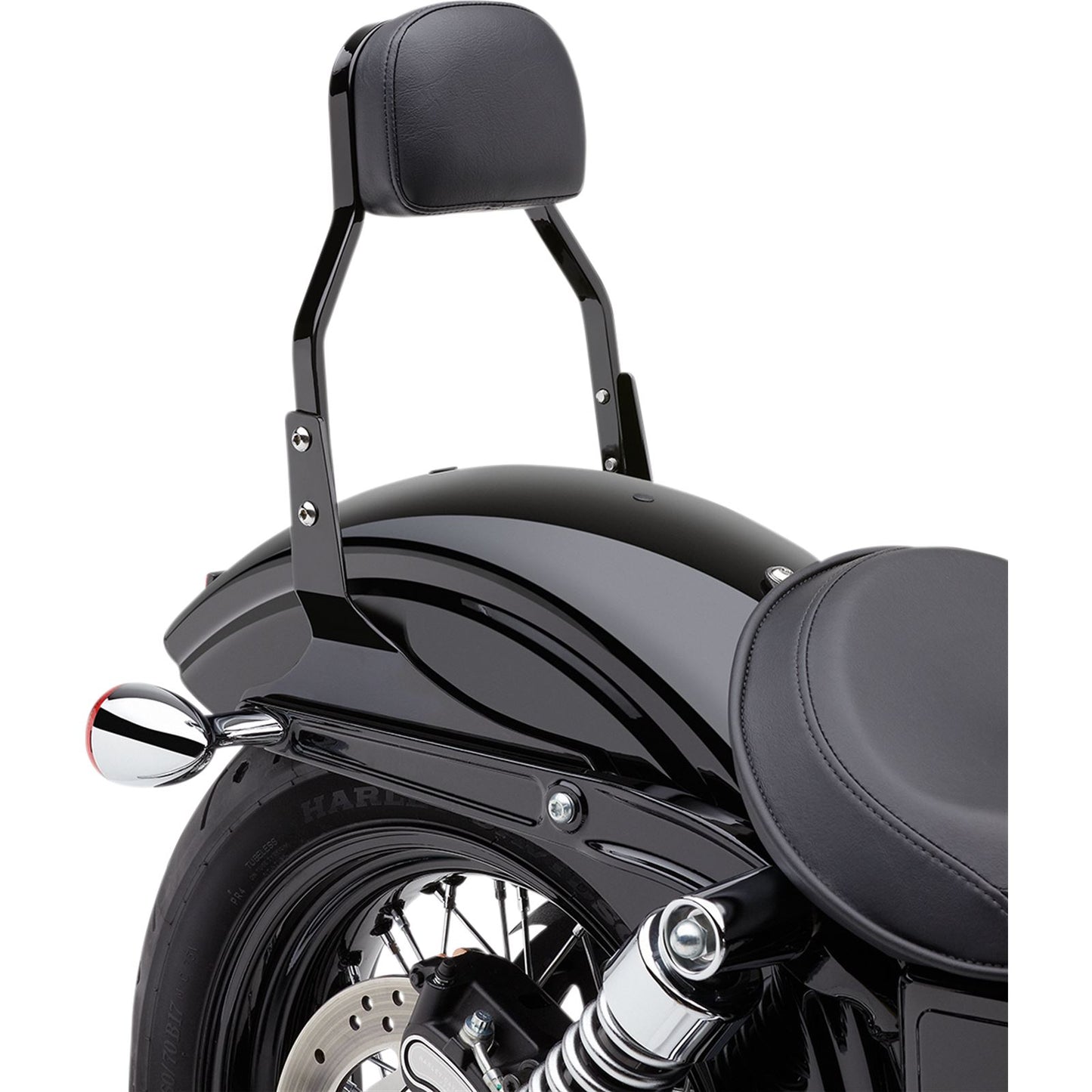 Cobra Mini Sissy Bar - Black - Dyna 602-1102B_361192