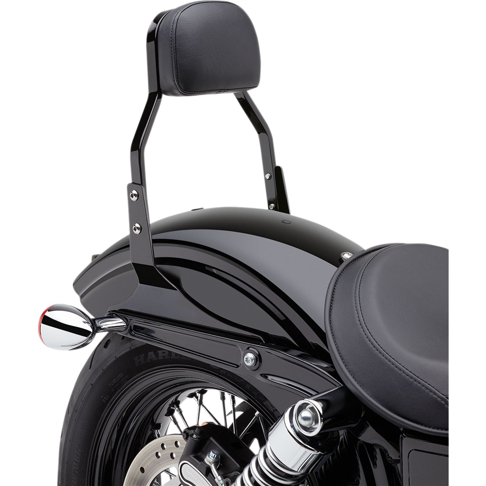 Cobra Mini Sissy Bar - Black - Dyna 602-1102B_361192