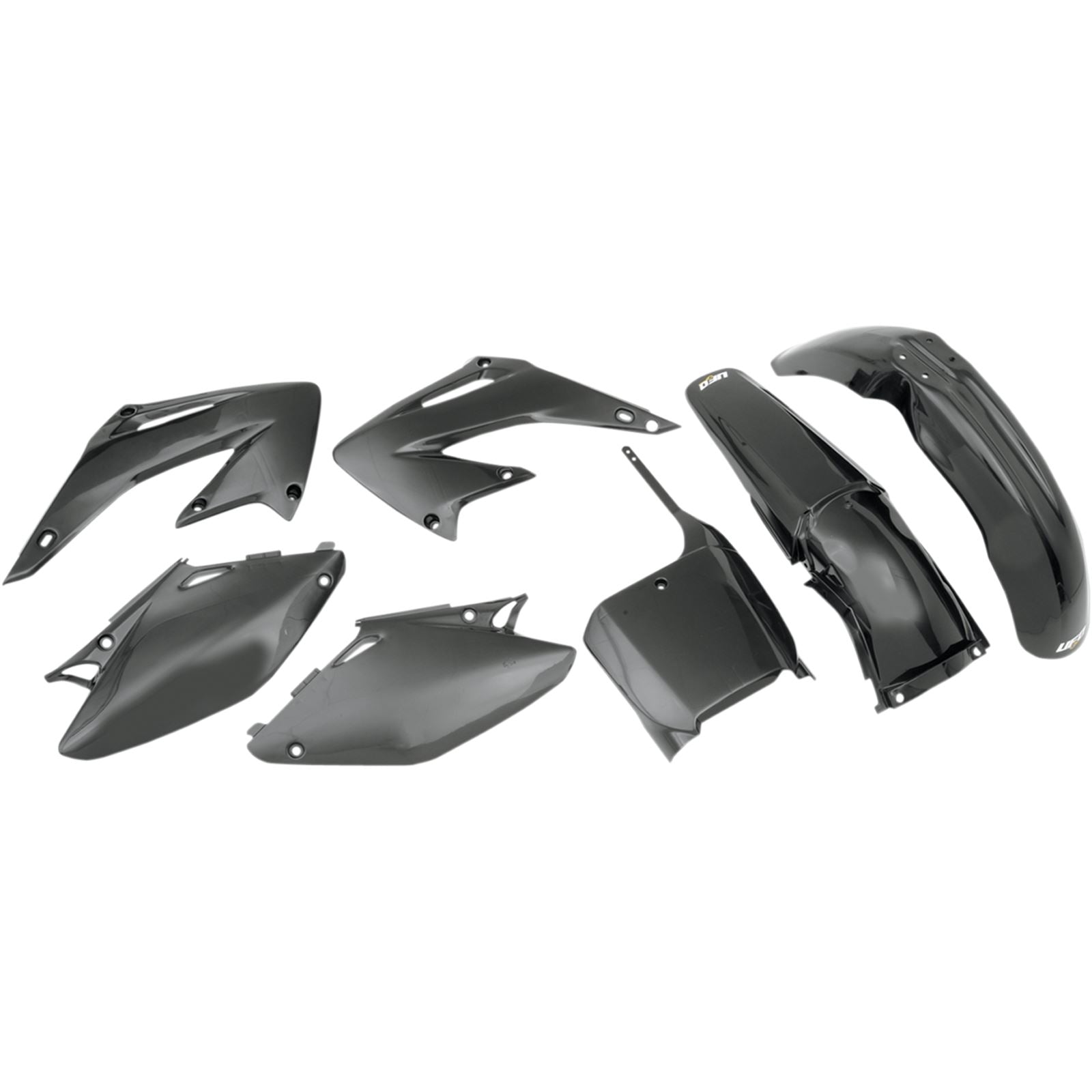 UFO Plastics Replacement Body Kit - Black - '02-'03 CR125/250 [MPN: HOKIT101-001]_487656