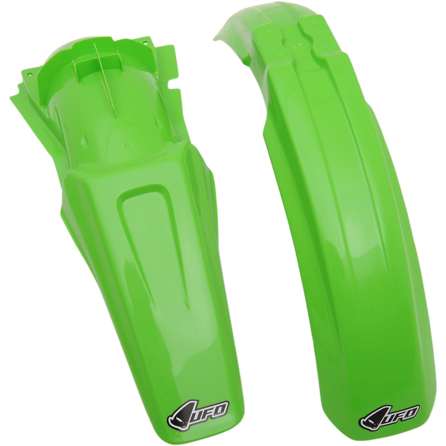 UFO Plastics Front and Rear MX Fender Kit - Green [MPN: KAFK200-999]_487803