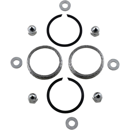 James Gaskets Exhaust Port Chrome Gasket Kit - Big Twin/XL [MPN: 65324-83-KWG1]_398777