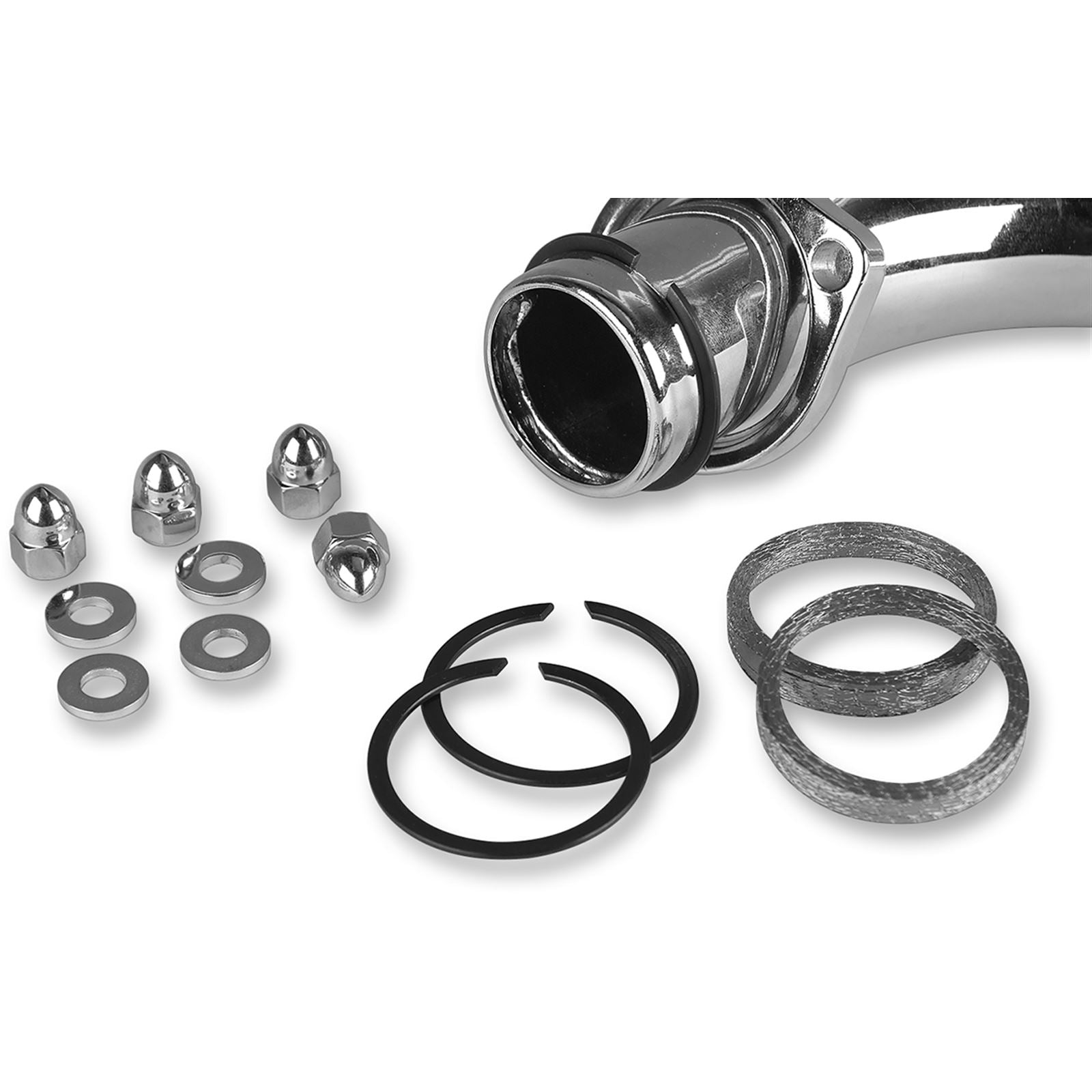 James Gaskets Exhaust Port Chrome Gasket Kit - Big Twin/XL [MPN: 65324-83-KWG1]_398778