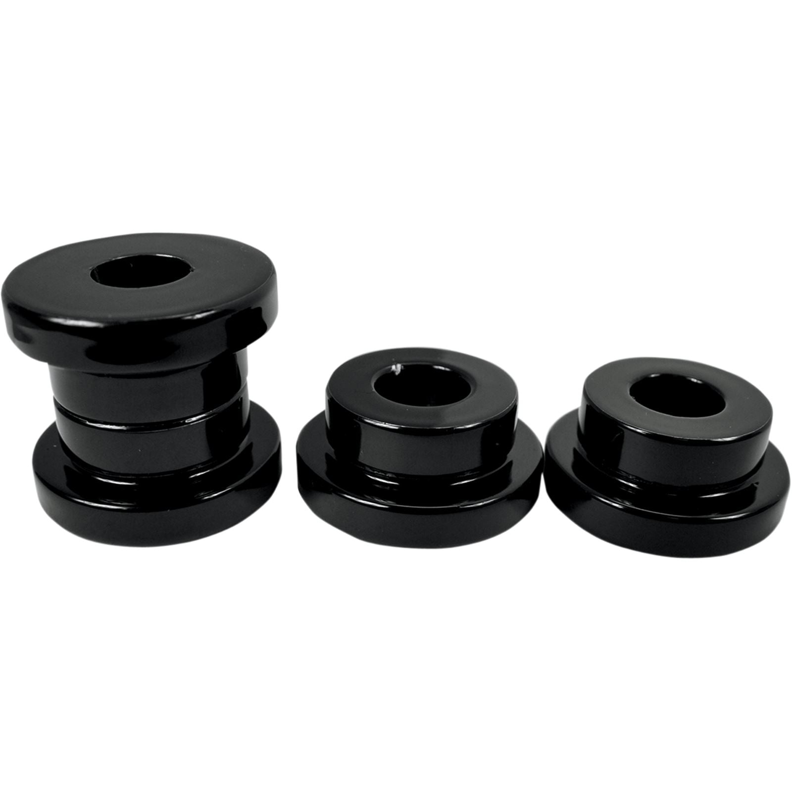 LA Choppers Black Solid Riser Bushings [MPN: LA-7400-50B]_414836
