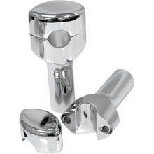 LA Choppers Chrome 4" Smooth Risers for 1" Handlebars [MPN: LA-7402-04]_414783