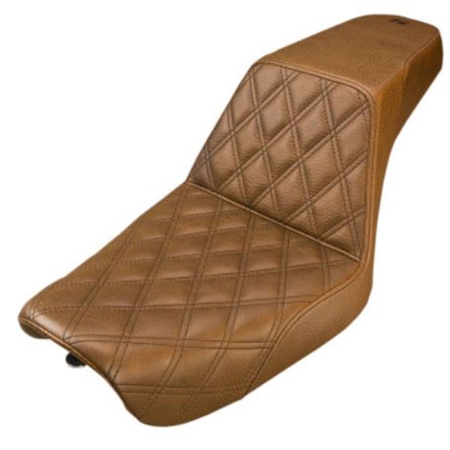 Saddlemen Step Up Seat - Lattice Stitched - Brown - Dyna 804-04-172BR_639890