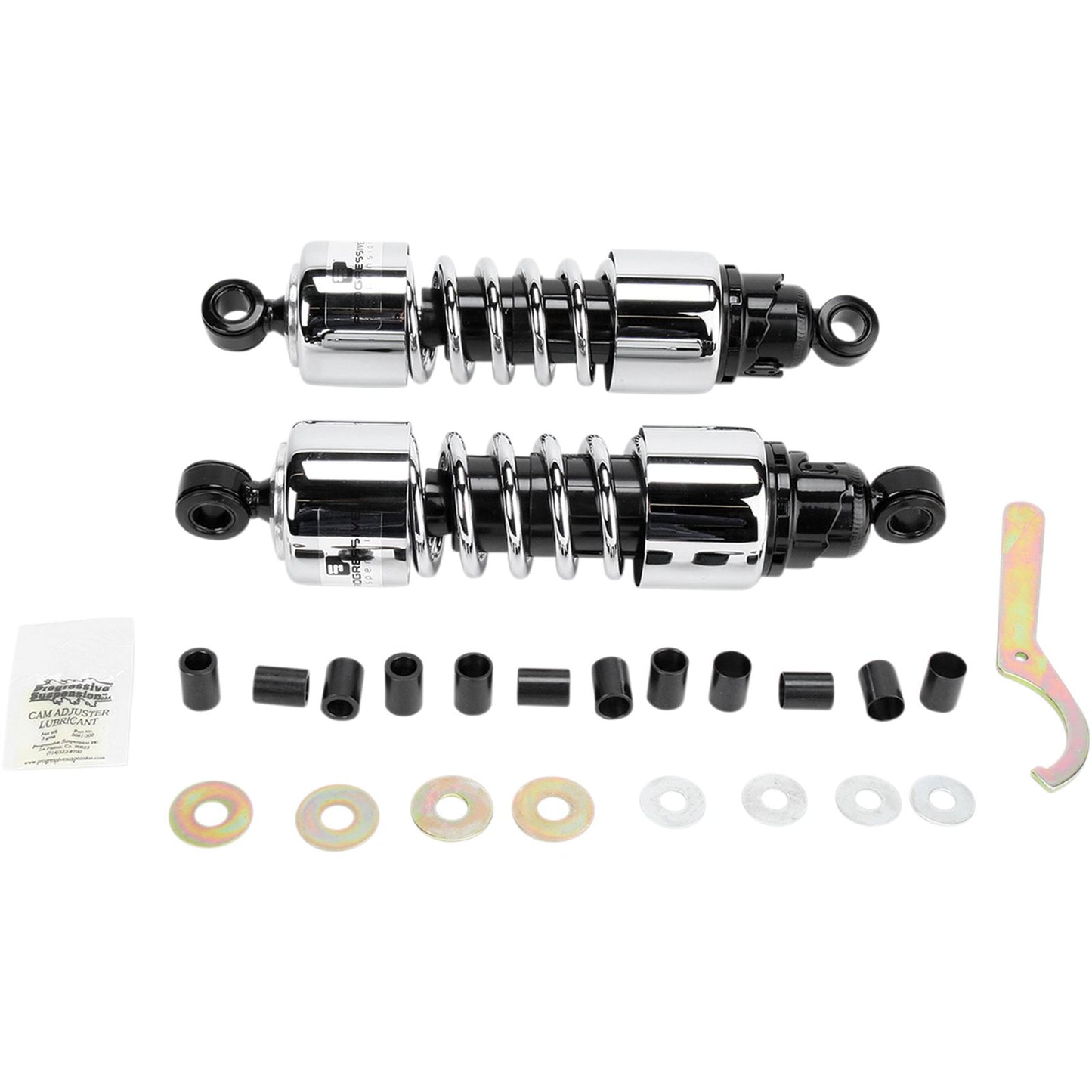 Progressive Suspension Shocks - 412 Cruiser Series - Chrome - 11.5" - Heavy Duty 412-4201C_459606