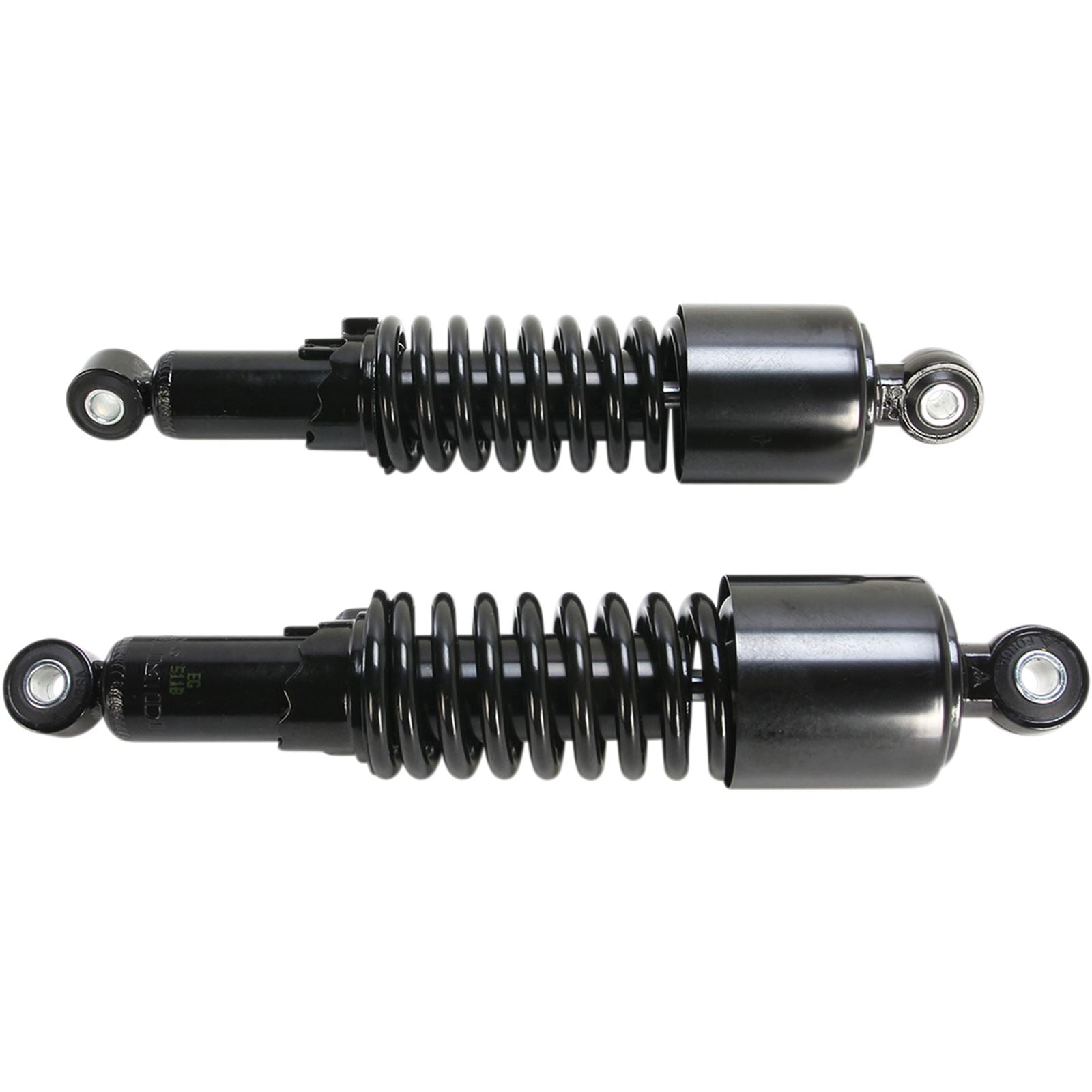 Emgo Custom Shorty Shocks with Shroud - Black Body/Black Spring Finish 17-05693B_381622