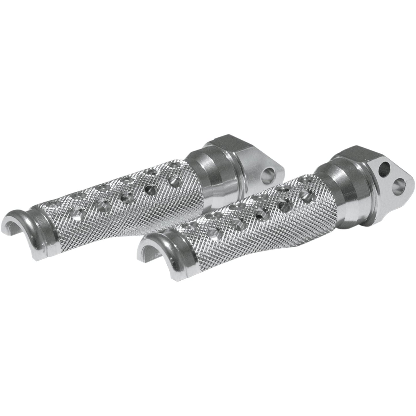 Emgo Footpegs - Slash-Cut - Silver 50-11321A_381703