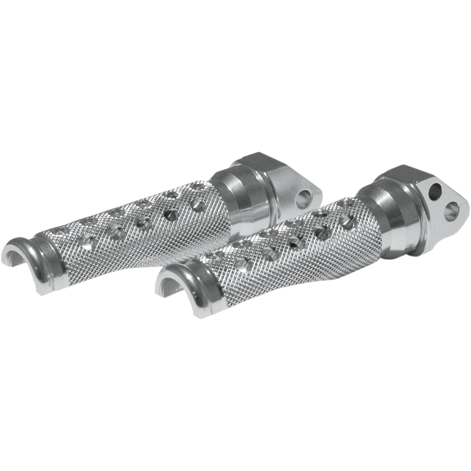 Emgo Footpegs - Slash-Cut - Silver 50-11321A_381703