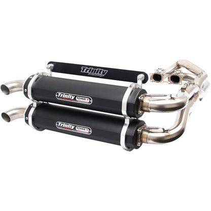 Trinity Racing Exhaust - Black - Dual [MPN: TR-4119D-BK]_485676