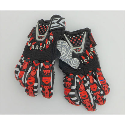 Fly Racing FLY EVOLUTION GLOVES RED/BLACK SZ 4 Youth Small 365-11204_971400