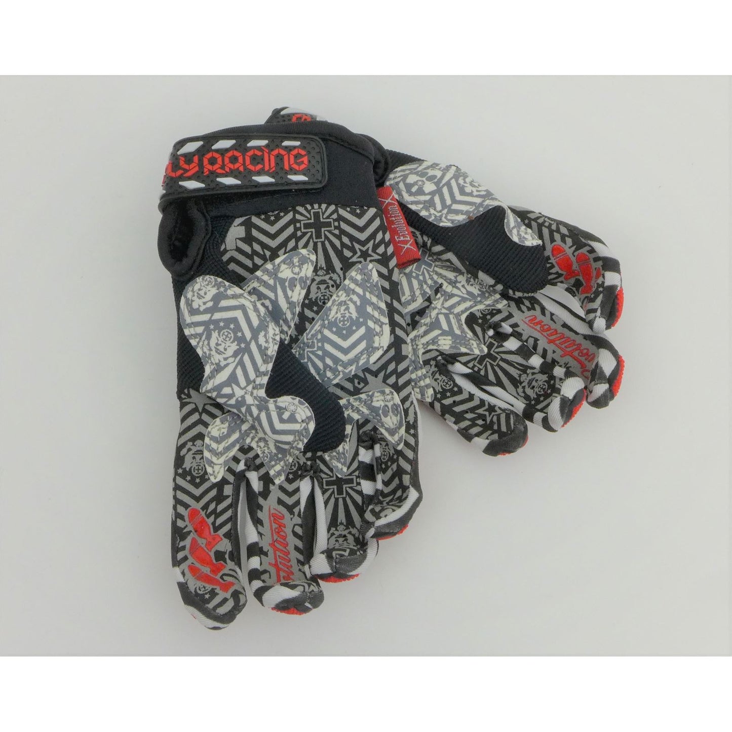 Fly Racing FLY EVOLUTION GLOVES RED/BLACK SZ 4 Youth Small 365-11204_971401