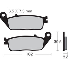 Vesrah Semi-Metallic Brake Pads - VD-156 [MPN: VD-156]_491557