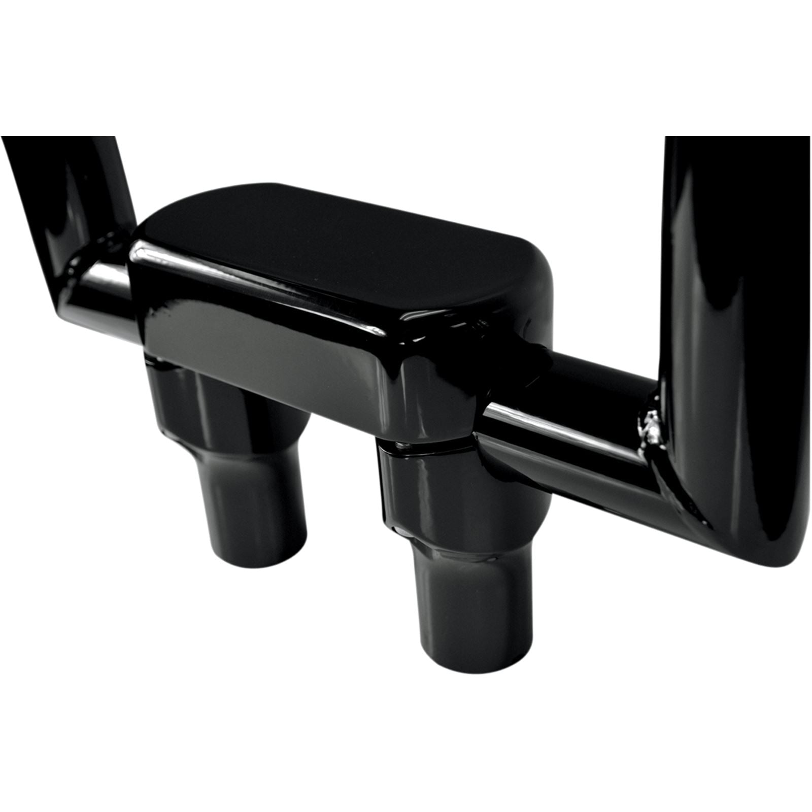 LA Choppers Black 3" Risers with  Solid Top [MPN: LA-7442-03B]_414842
