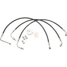 LA Choppers Brake Line - Black - 12-14 96-07 FL [MPN: LA-8005B13B]_416566
