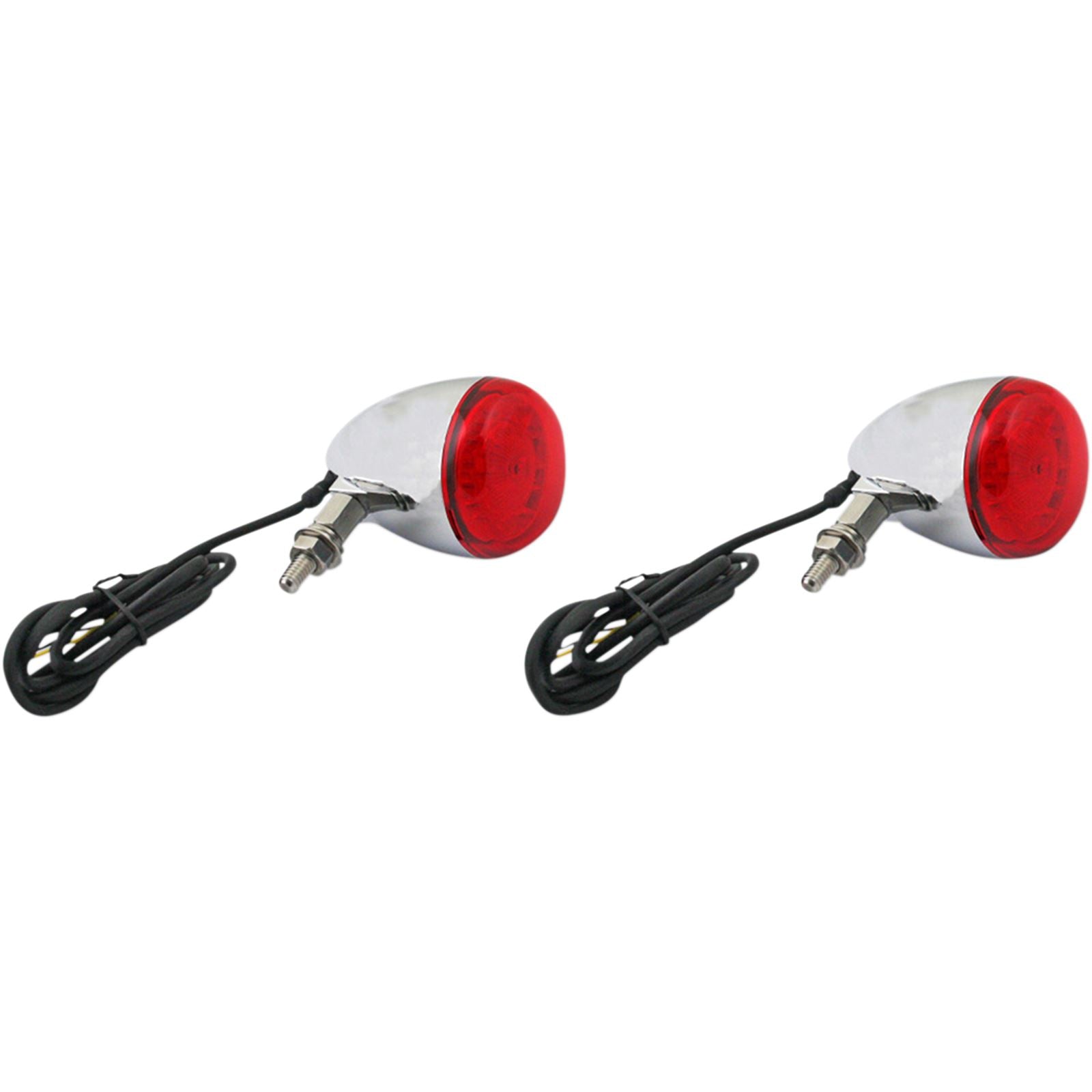 Custom Dynamics ProBEAM® Universal Turn Signals - Chrome/Red PB-UNV-RTS-RR-C_367539