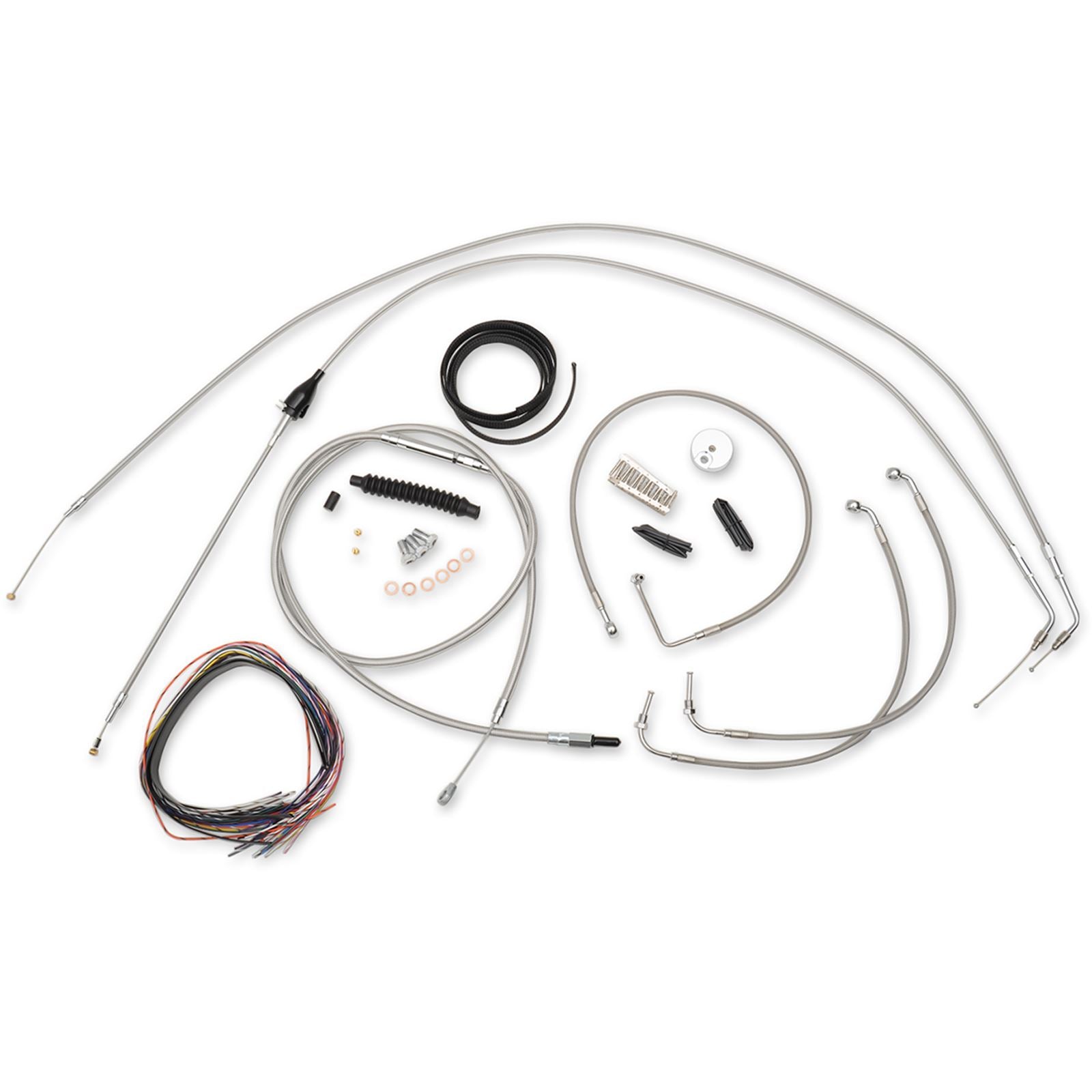LA Choppers Mini Cable Kit for '96 - '06 Road King [MPN: LA-8006KT2A-08]_415203
