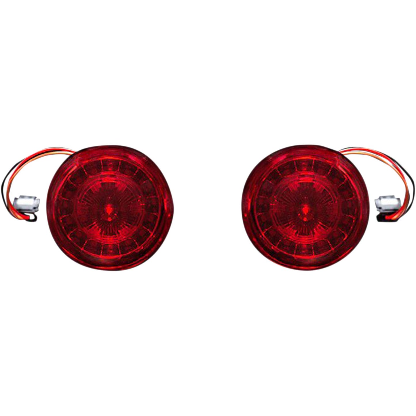 Custom Dynamics Rear Turn Signal Insert - JAE Bases - Red PB-RR-JAE_367493