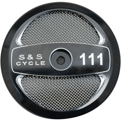 S&S Cycle Air Cleaner Cover Stealth 111" - Black 170-0319_469855