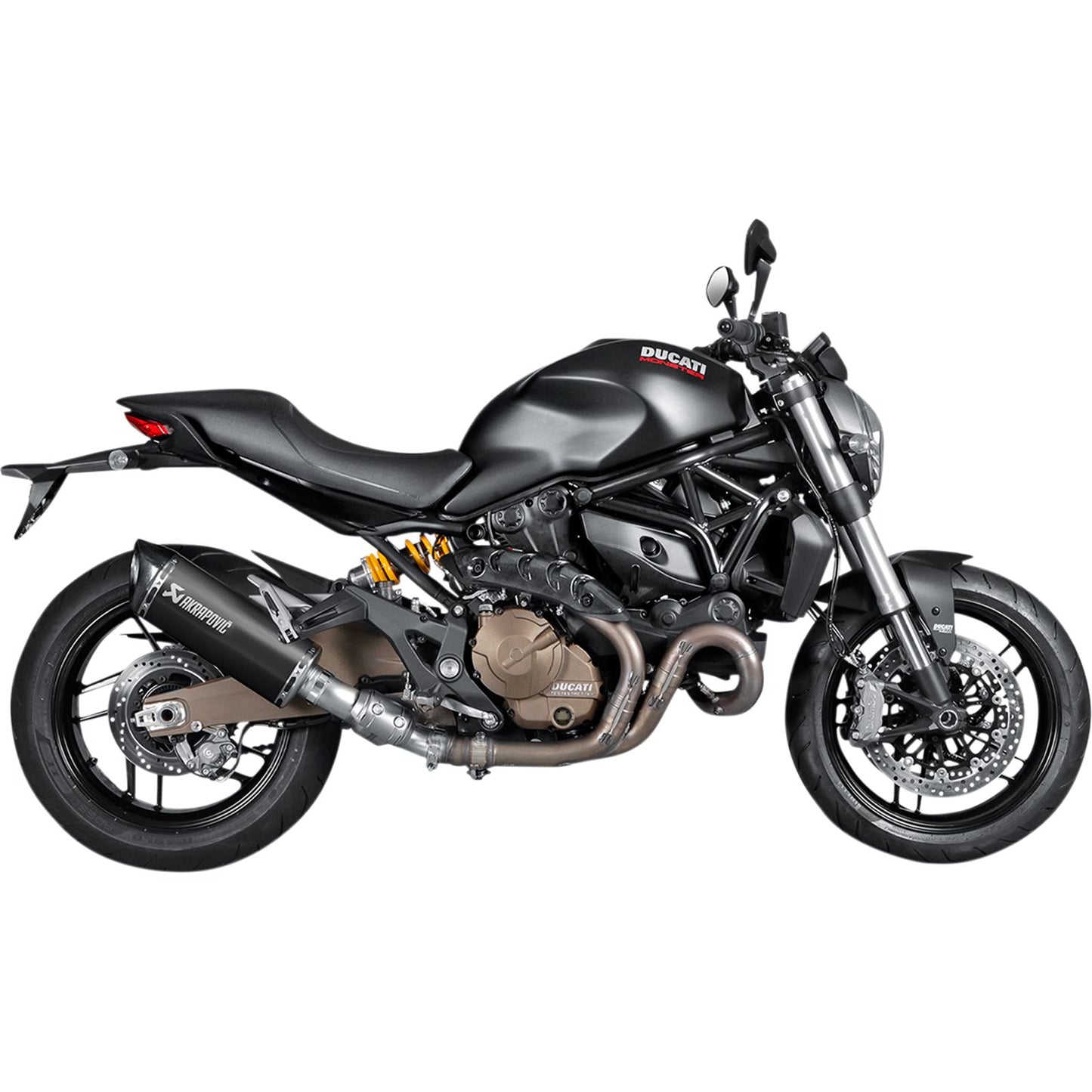 Akrapovic Titanium Muffler - Black - '14-'16 Monster 821/1200 [MPN: S-D8SO2-HRBL]_322727