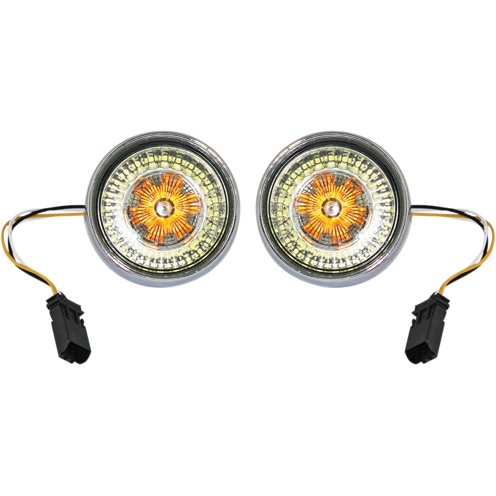 Custom Dynamics Bullet Turn Signal - JAE CVO - Chrome - Smoke Lens PB-BB-AW-JAECS_367479