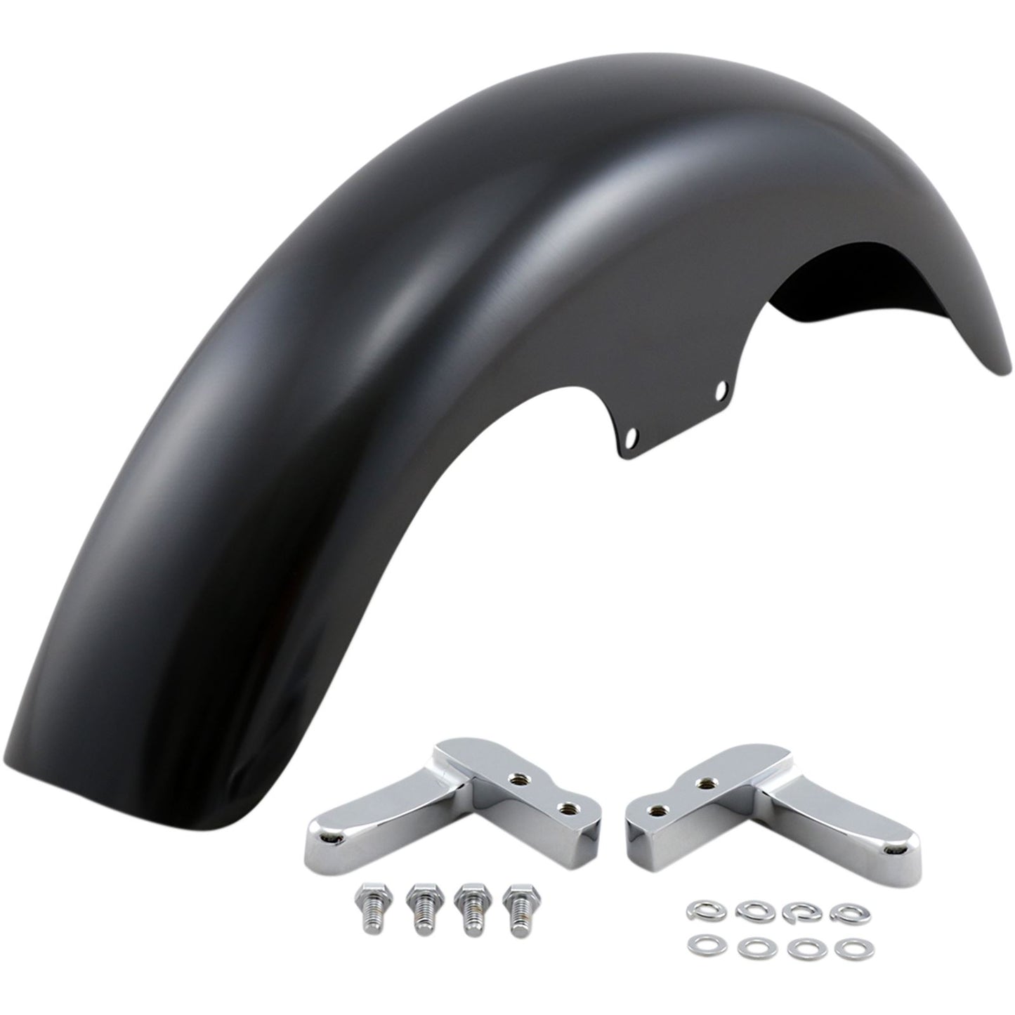 Klock Werks Klub Fender Kit  with  Chrome Blocks - Steel - 19" [MPN: KW05-06-0004-C]_409381