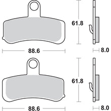 SBS Sintered Brake Pads for Harley-Davidson [MPN: 853H.HS]_471150