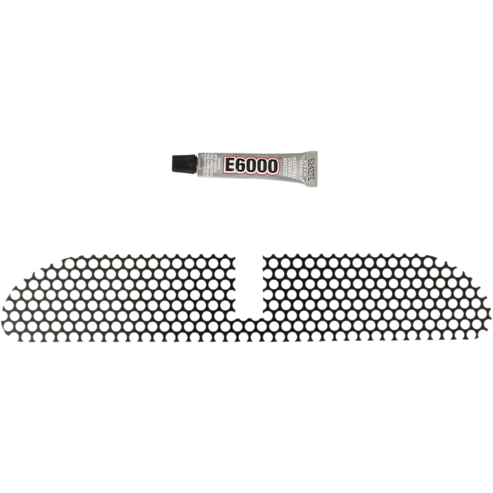 Klock Werks Fairing Vent Screen - Round - Black [MPN: KW13-00-0003-B]_409834