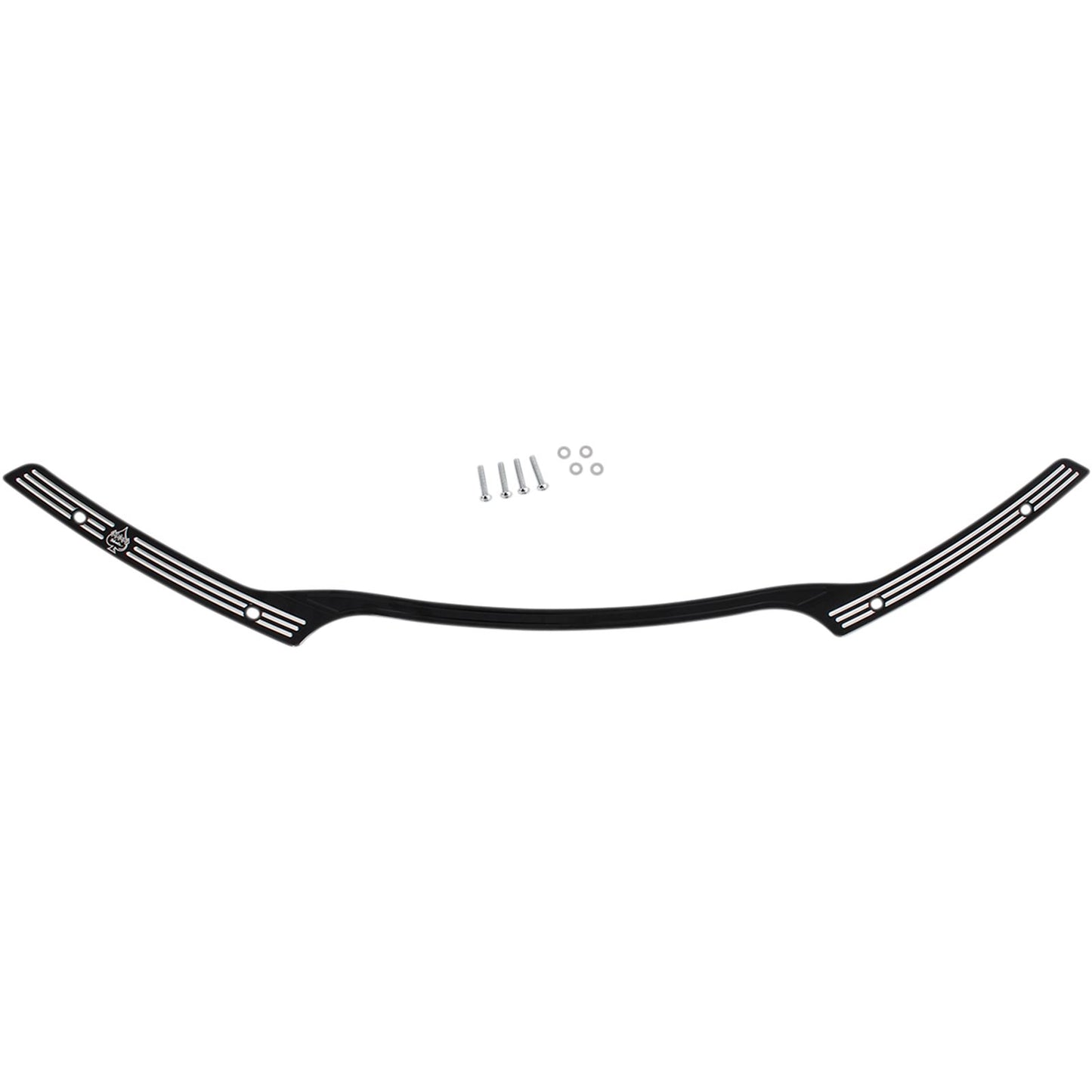Klock Werks Windshield Trim - Logo - Black - FLTR 15+ [MPN: KW05-01-0459]_409858