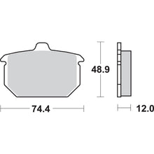 SBS Ceramic Brake Pads for Harley-Davidson [MPN: 549H.HF]_471451