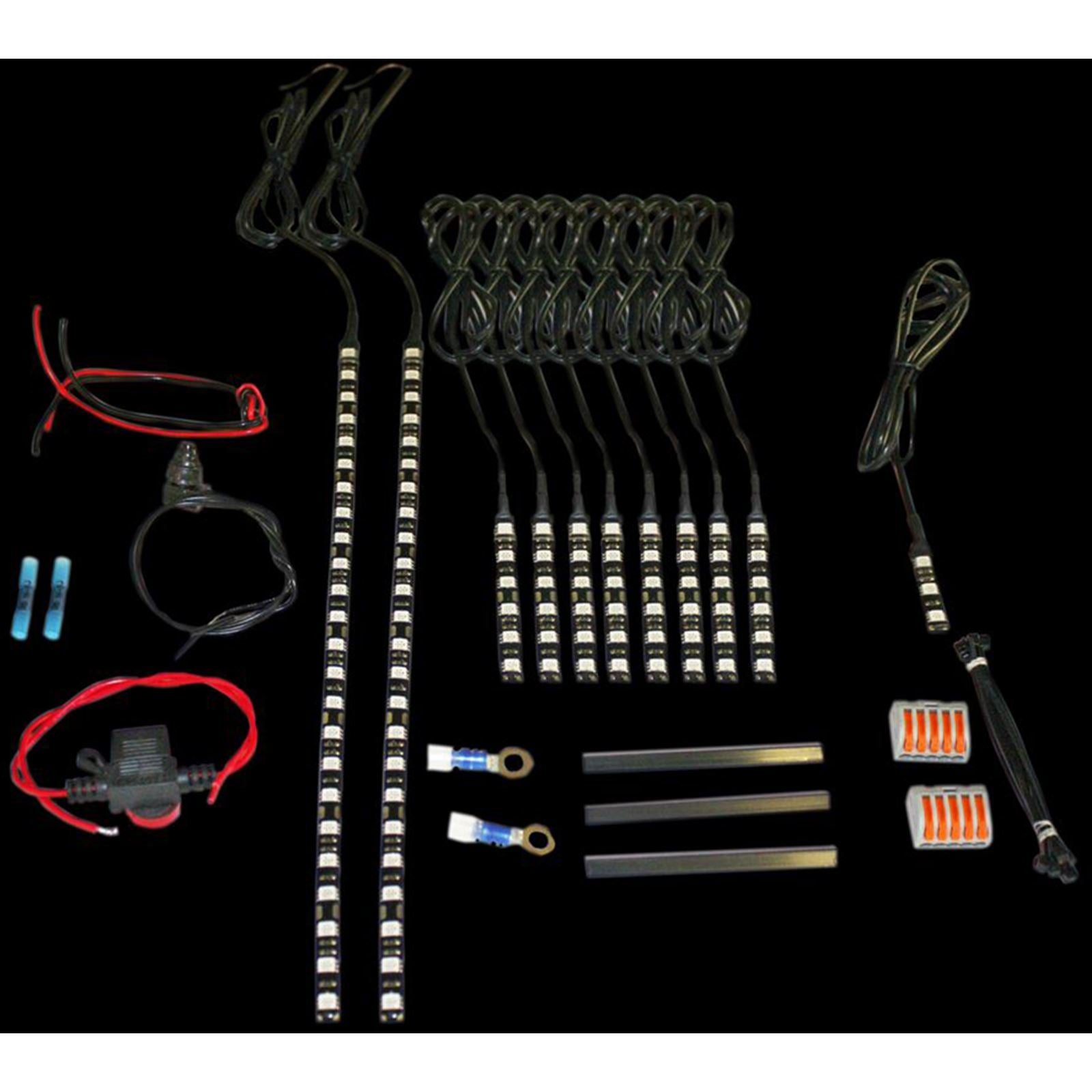 Custom Dynamics Engine Accent Light Kit for Indian - Amber M2EK1-IND-AMBER_368048