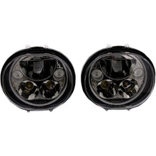 Custom Dynamics LED Headlight - 5-3/4" - Black - Pair CDTB-575OV-B_367229