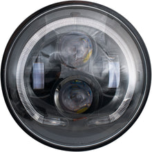 Rivco Products 7" LED Headlight - Black [MPN: LED-130B]_466682