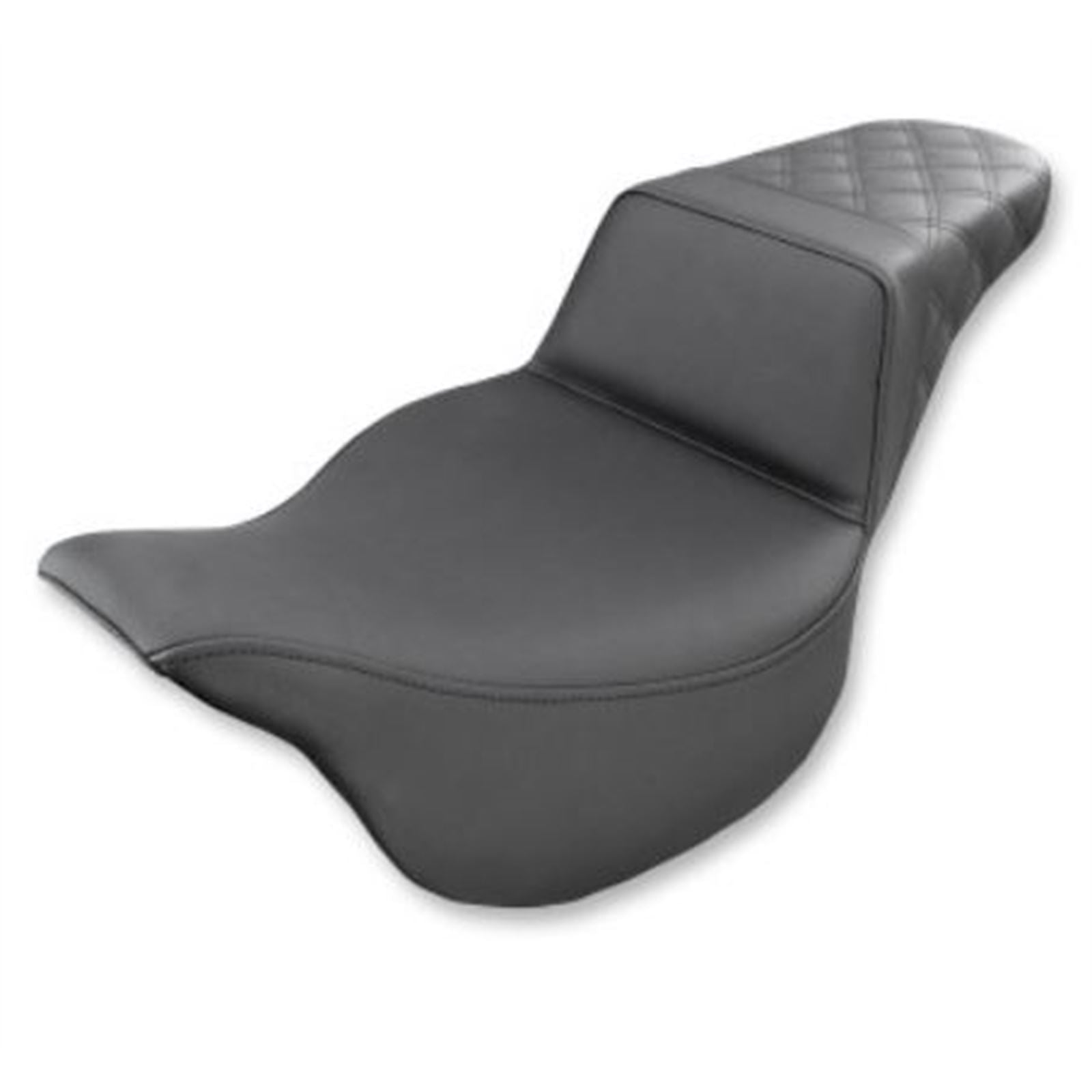 Saddlemen Step Up Seat - Rear Lattice Stitched - FLH 808-07B-173_639665
