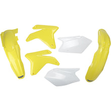 UFO Plastics Body Kit - Yellow/White - RMZ450 - '05-'06 [MPN: SUKIT404-999]_487499