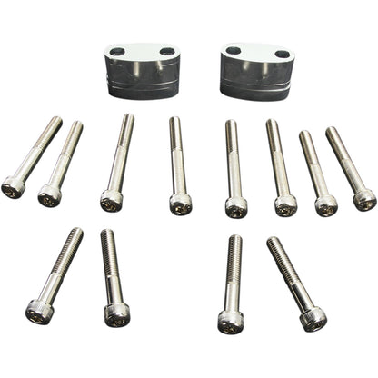 Emgo Aluminum 7/8" Handlebar Riser Kit 23-09370_380980