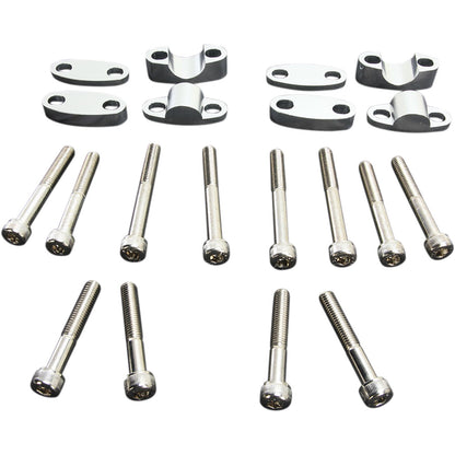 Emgo Aluminum 7/8" Handlebar Riser Kit 23-09370_380982