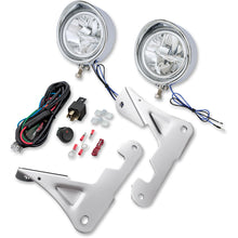 Show Chrome 3-1/2" Driving Light Kit '99-20 FLHT - Chrome 91-315L_474042
