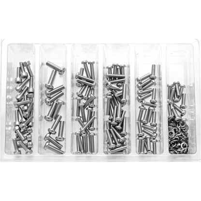 Bolt MC Hardware Carburetor Float Bowl Screws Assortment - 210-Piece Kit SV-CARBSCRW_1002376