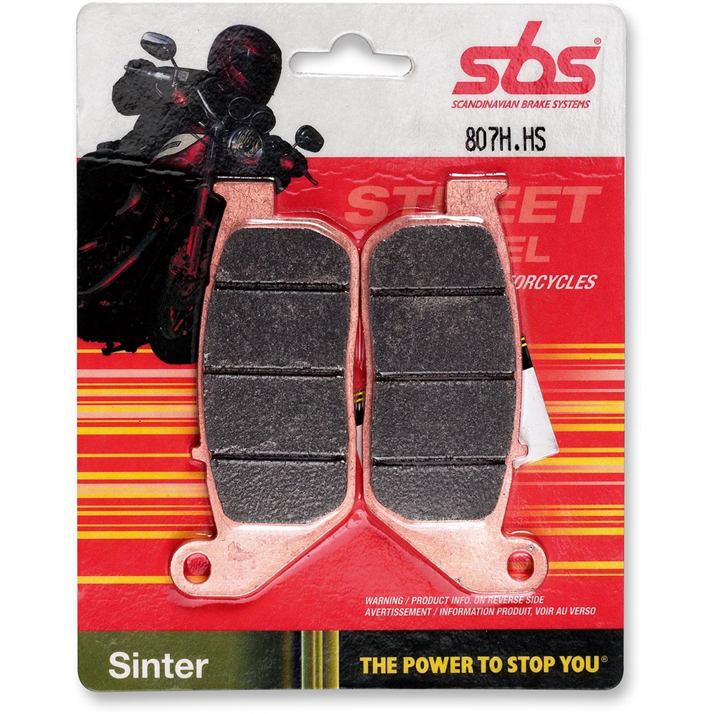 SBS Sintered Brake Pads - Sportster [MPN: 807H.HS]_471118