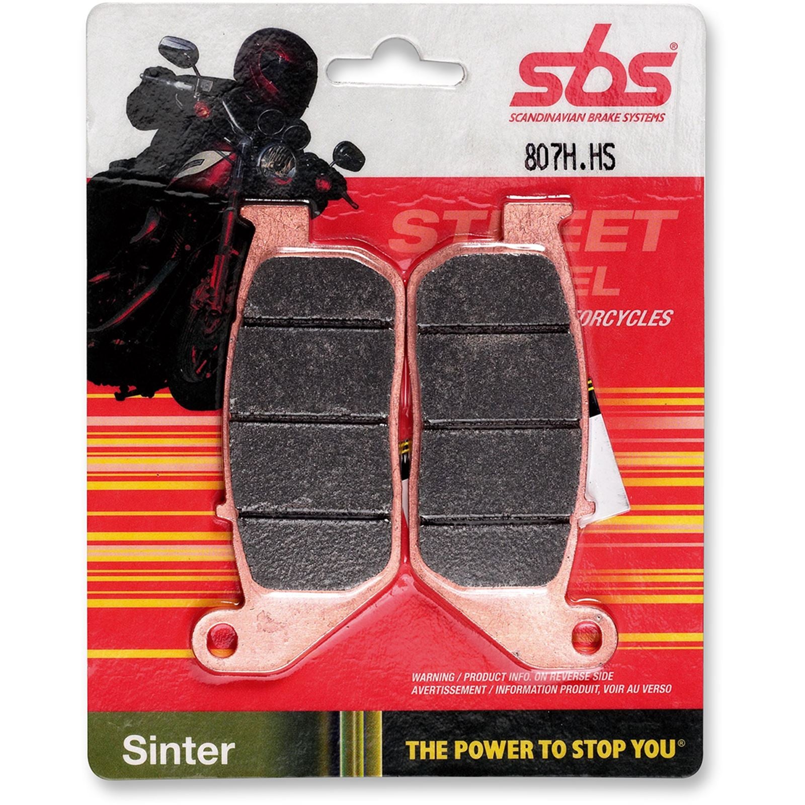 SBS Sintered Brake Pads - Sportster [MPN: 807H.HS]_471118