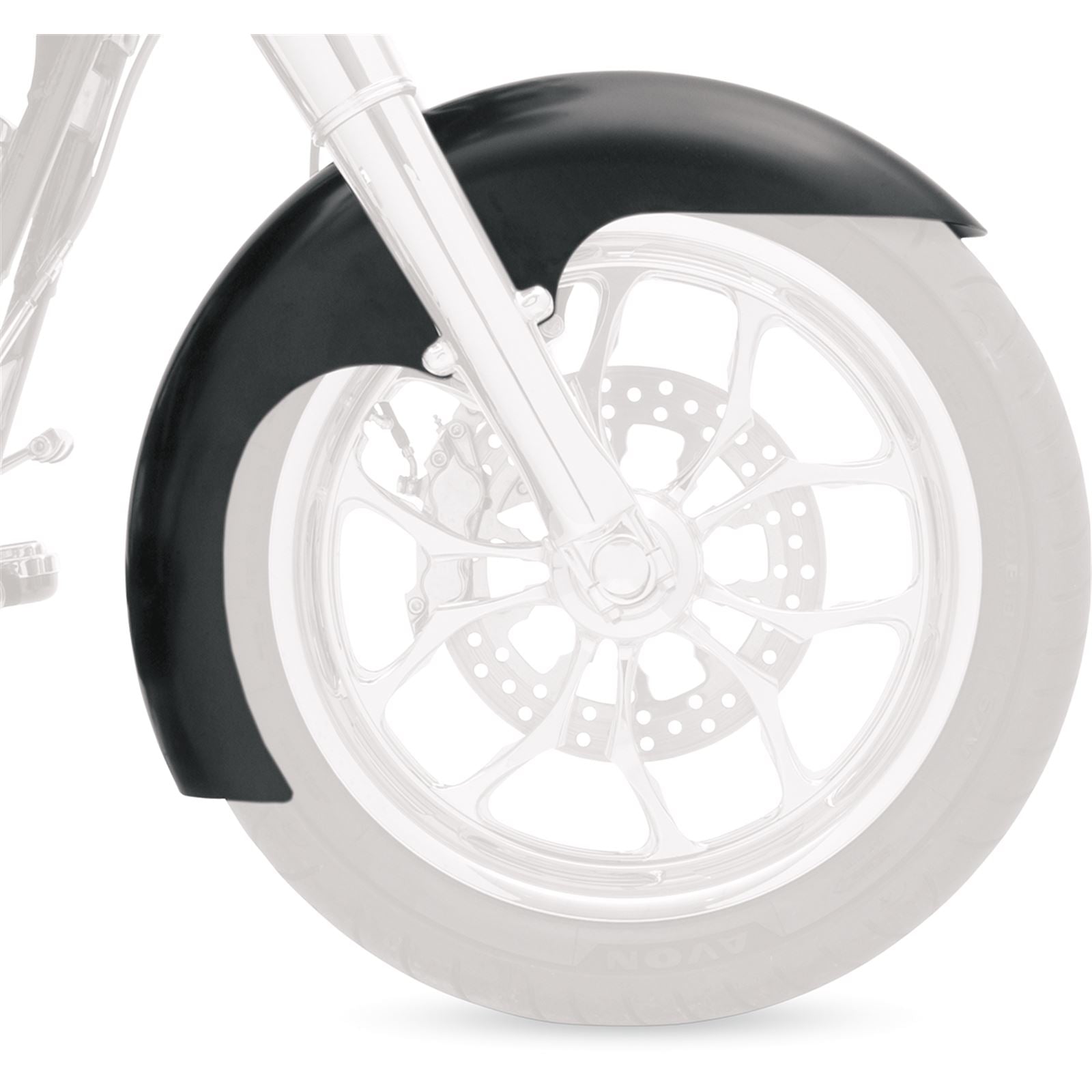 Klock Werks Level Fender Kit  with  Satin Blocks - Steel - 19" [MPN: KW05-01-0494-R]_409418