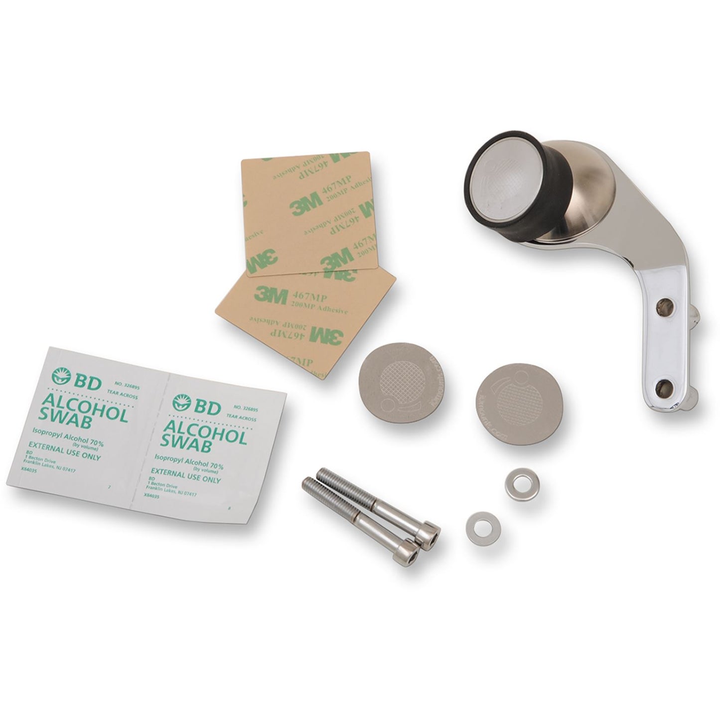 Klock Werks Chrome iOmount™ Right Handlebar Mount for '97+ GL1500 [MPN: KW05-01-0385-RC]_409237