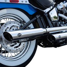 S&S Cycle Slash Cut Race Mufflers - Chrome - Softail Classic/Deluxe '18-'19 550-0739_470081