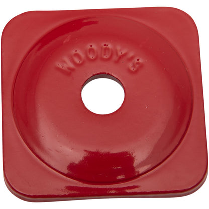 Woodys Support Plates - Red - Square - 48/Pack ASG-3790-48_497385