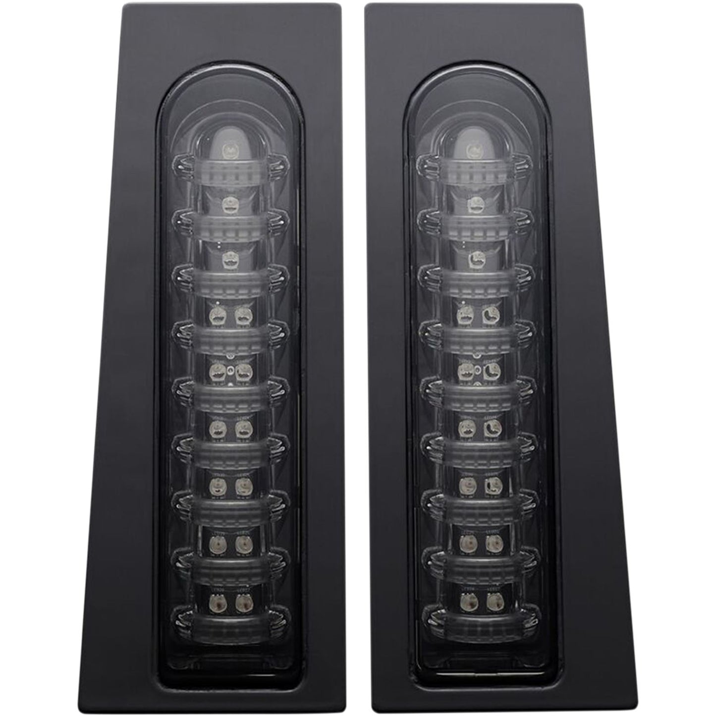 Custom Dynamics ProBEAM® Fillerz® Saddlebag LED Lights -  Smoke - Gloss Black PB-FILL-S-B_368008