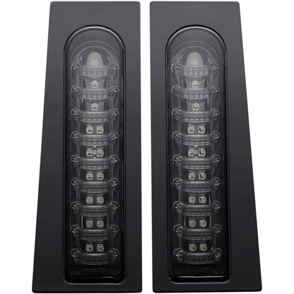 Custom Dynamics ProBEAM® Fillerz® Saddlebag LED Lights -  Smoke - Gloss Black PB-FILL-S-B_368008